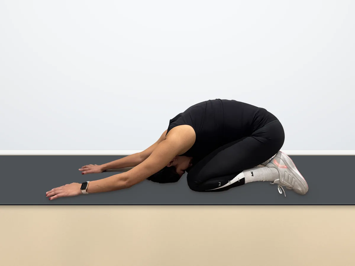 Child's Pose - eindhouding