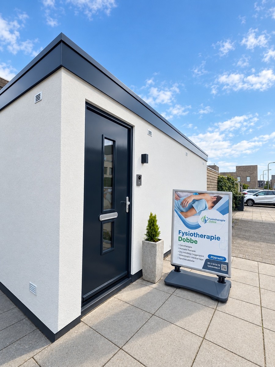 Buitenkant van Fysiotherapie Dobbe in Almere Poort